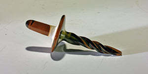 Bottle with stopper 7" X 5"