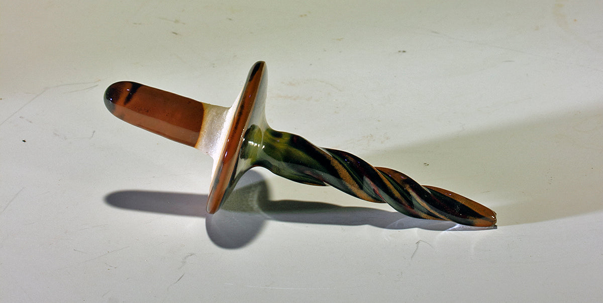 Bottle with stopper 7" X 5"