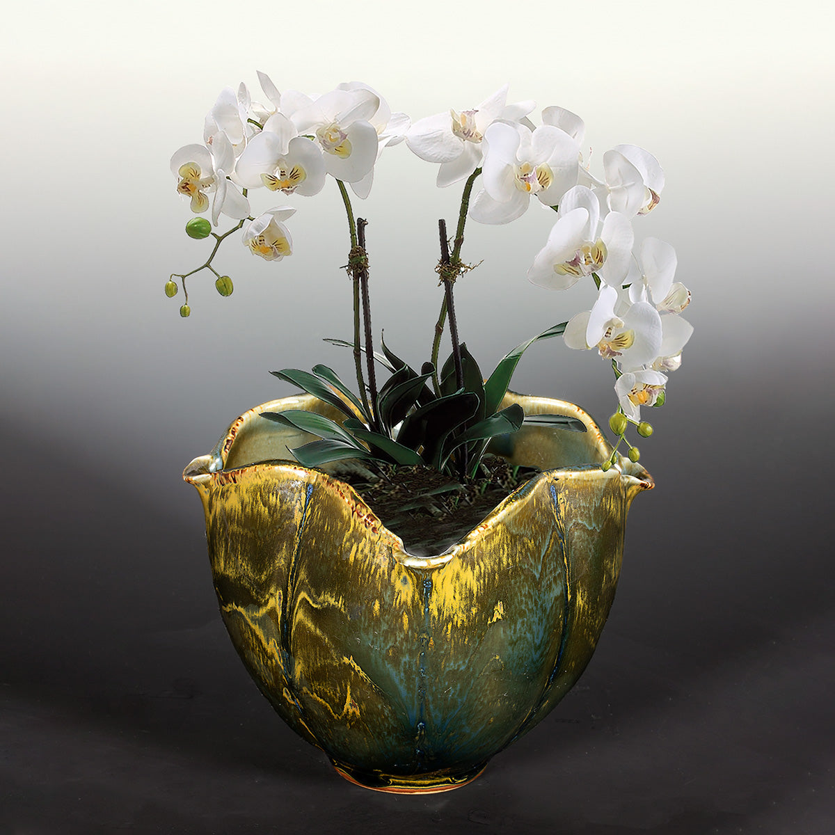 Orchid Bowl  6.75" X 7"